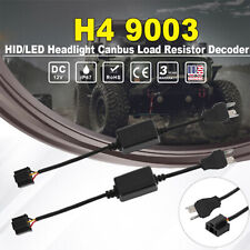 2x Anti-flicker H4 Led Headlight Canbus Bulb Resistor Decoder Error Free Harness