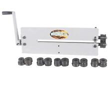 Woodward Sheet Metal Bead Roller Steel Gear Drive Bench Mount 18-gauge Capacity