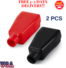 Battery Terminal Insulating Protector Boat Cars Battery Cable Covers Cap 2pcs