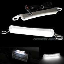 6000k Xenon White 12 Led Smd Bolt-on Car License Plate Light Lamp Universal