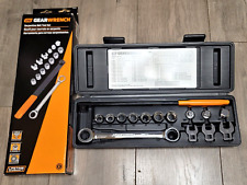 Gearwrench 15pc Pro Ratcheting Serpentine Belt Tool Set W Case 3680d