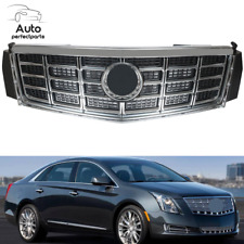 Fit For 2013 2014 2015 Cadillac Xts Front Bumper Upper Grille Chrome Black Grill