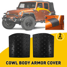 2pcs Cowl Body Armor Cover Sport Exterior Accessories For Jeep Wrangler Jk Parts