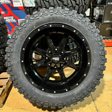 20x10 Moto Metal Mo970 Black Wheels 33 Rt At Tires 6x135 Ford F150 Expedition