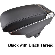 Armrest Car Arm Rest Center Console Box Tray For Honda Fit Jazz 2009-2013 Black