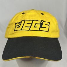Jegs Hat Auto Racing High Performance Auto Parts Yellow Black Adjustable
