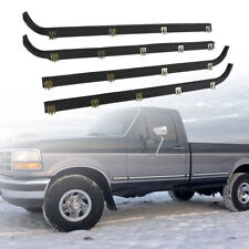 4pcs Weatherstrip Window Moulding Trim Seal For 1987-1997 Ford F150 F250 F350 Us