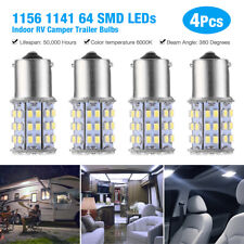 4-20x Super Bright 1156 1141 64-smd Led Interior Camper Trailer Light Bulb White