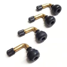 4x Pvr60 Motorcycle Tubeless Tire Valve Stems Right Angle 90 Degrees Pull-in