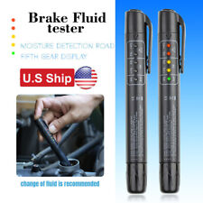 Brake Fluid Tester Pen 5 Led Mini Indicator For Car Automotive Repairs Testing
