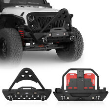 Front Rear Bumper Wtire Carrier Jerry Can Holder For Jeep Wrangler Jk 07-18