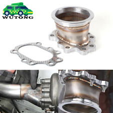 Turbo Adapter Flange T25 T28 Gt25 Gt28 8 Bolt To 3 V Band Turbo Outlet Downpipe