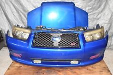 Jdm 2003-2008 Subaru Forester Sti Sg9 Front End Headlights Core Support Nose Cut
