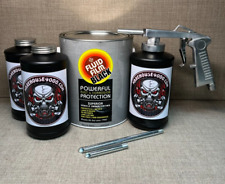Gallon Fluid Film Black Standard Undercoating Gun And 3 Black Quart Bottles