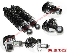 Rear Street Rod Coil Over Shock Set W350 Pound Black Coated Springs