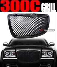 For 20042005-2010 Chrysler 300 300c Black Mesh Front Hood Bumper Grill Grille