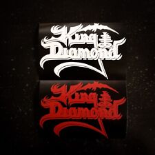 King Diamond 4 X 2 Waterproof Vinyl Sticker Decal Hq Durability Metal Goth