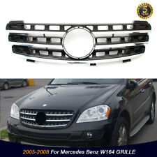 Amg Style Front Grille Grill Fit Mercedes W164 2005-2008 Ml500 Ml350 Ml63amg