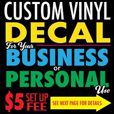 Personalized Logo Decal For Business Custom Sticker For Advertising Anything