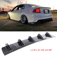 For 2004-2008 Acura Tl Carbon Fiber Rear Lip Bumper Diffuser Spoiler Shark 5 Fin