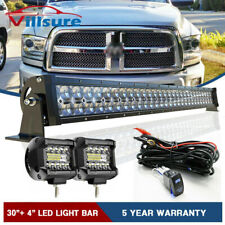 3032 Led Light Bar Wiring Kit For 03-18 Dodge Ram 1500 2500 3500 Lower Bumper