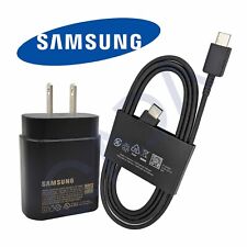 Official Samsung Galaxy Z Fold5 Fold4 Fold3 Super Fast 25w Wall Charger Cable