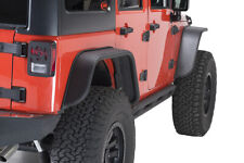 For Jeep Jk Tube Fenders 07-18 Wrangler Jk Frontrear Set Of 4 Aluminum Black Te
