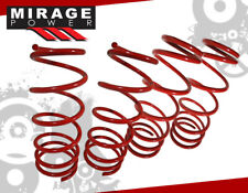 For 1979-2004 Ford Mustang 1.5 Drop Height Suspension Lowering Springs Red Set