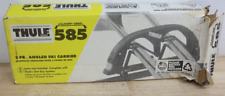 Thule 585 Angled Ski Carrier Clamp-ons 2pairs Skiing Travel Clamp Ons New In Box