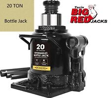 Big Red 20 Ton Low Profile Bottle Jack For Auto Repair And House Lift Black