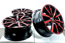 18 Wheels Rims Black Red Honda Accord Civic Ford Mustang Lexus Is350 Scion Tc