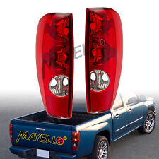 Pair Tail Lights For 2004-12 Chevrolet Colorado Gmc Canyon Rear Brake Lamps Red
