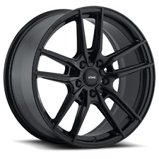 1 New Gloss Black Konig Myth 19x8.5 40 5-114.30 Wheel