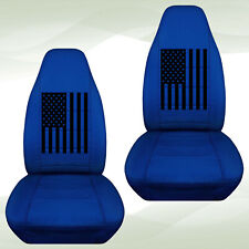 Truck Seat Covers Fits 1994-2004 Chevy S10 American Flag Car Bucket Seat Covers