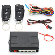 3-button Remote Control Lock Kit Keyless Entry Car Alarm System 2 Flip Key Fob