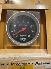 Auto Meter Tachometer Gauge 3991 Sport-comp 0 To 8000 Rpm 3-38 In-dash Mount