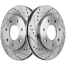 Disc Brake For 2004-2008 Ford F-150 Front Or Rear Cross-drilled Slotted Set Of 2
