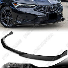For 23-24 Acura Integra Tr-style Painted Black Front Bumper Lip Body Kit Spoiler