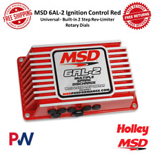 Msd 6al-2 Multiple Spark Discharge With 2 Step Rev Limiter Ignition Control Red