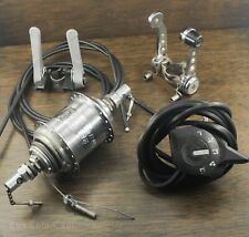 Nos Vintage Sturmey-archer 5 Speed Hub 36h Twin Trigger Shifter Bicycle Tourbike