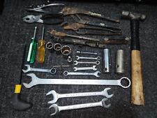 Tool Lot Sk Craftsman Cornwell Proto Indestro Wrench Socket Pliers Hammer