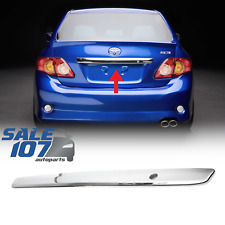 For 2009-2010 Toyota Corolla Rear Trunk Hatch Lid Trim Chrome Molding Cover