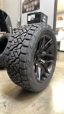 22 Fuel Flux 6x139.7 Gloss Black Wheels 22 Nitto Recon Grappler At Tires Tpms