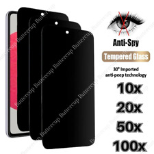 Privacy Screen Protector Tempered Glass Lot For Iphone 15 14 13 12 11 Xr 8 X Lot