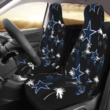 2pcs Dallas Cowboys Elastic Car Seat Covers Hawaii Printed Seat Cover Soft