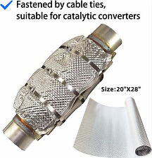Exhaust Heat Shield Automotive Embossed Aluminum Muffler Shieldwrap 20 X 28in
