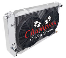 4 Row Discount Champion Radiator W 2 14 Fans For 1972 - 1979 Ford Thunderbird