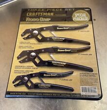 Craftsman Professional 3pc Set Robo Grip Pliers 945017 Made In Usa
