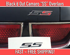Camaro Ss Emblem Overlays Vinyl Black-out Stickers