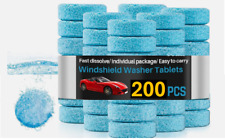 Car Windshield Washer Tablets 200 Pcs Washer Fluid Glass Cleaning Concentrate